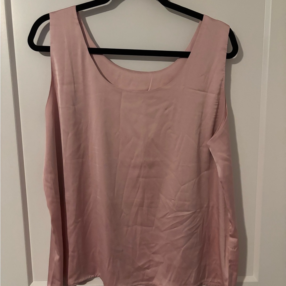 Elegant Pink Sleeveless Top